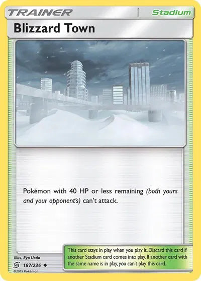 187/236 Blizzard Town Reverse Holo - Unified Minds