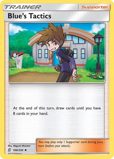 188/236 Blue's Tactics Reverse Holo - Unified Minds