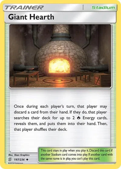 197/236 Giant Hearth Reverse Holo - Unified Minds