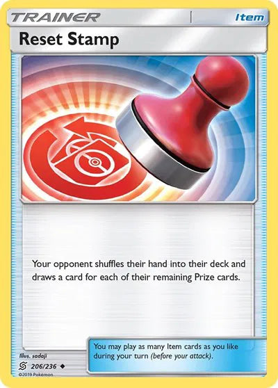 206/236 Reset Stamp Reverse Holo - Unified Minds