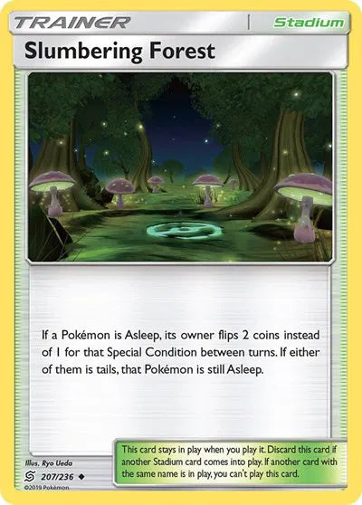 207/236 Slumbering Forest Reverse Holo - Unified Minds