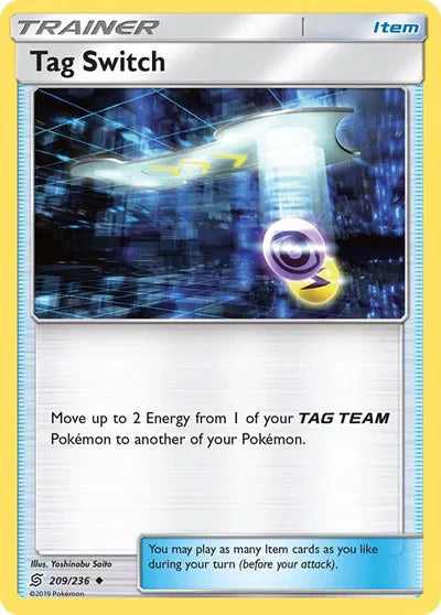 209/236 Tag Switch Reverse Holo - Unified Minds