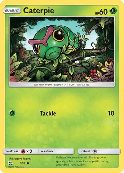 1/68 Caterpie Reverse Holo