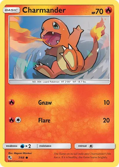 7/68 Charmander Reverse Holo