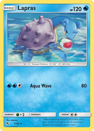 17/68 Lapras Reverse Holo
