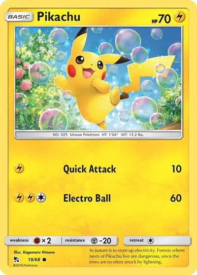 19/68 Pikachu Reverse Holo