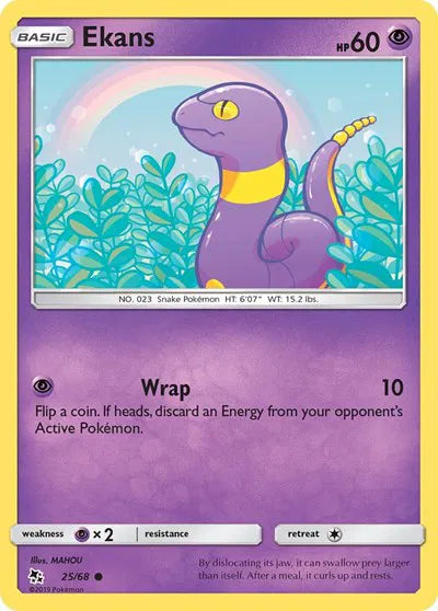 25/68 Ekans Reverse Holo