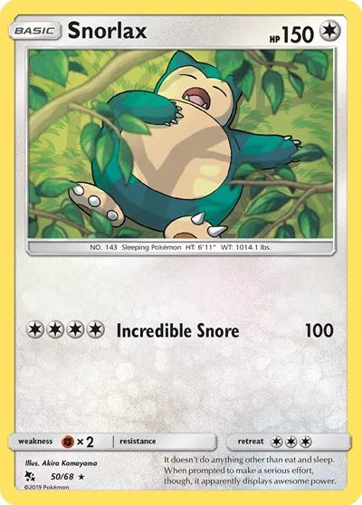 50/68 Snorlax Reverse Holo