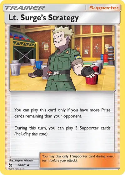 60/68 Lt. Surge's Strategy Reverse Holo