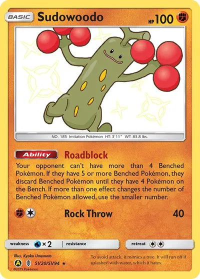 SV20/SV94 Sudowoodo