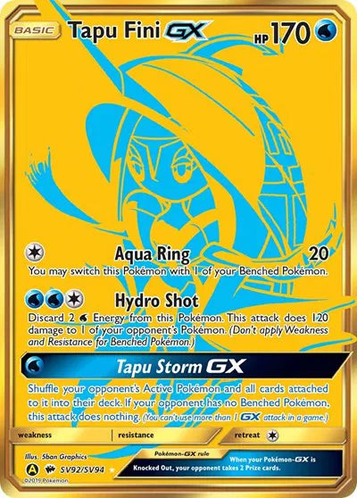 SV92/SV94 Tapu Fini GX
