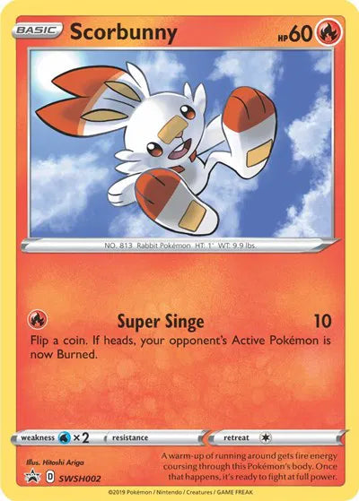 SWSH002 Scorbunny