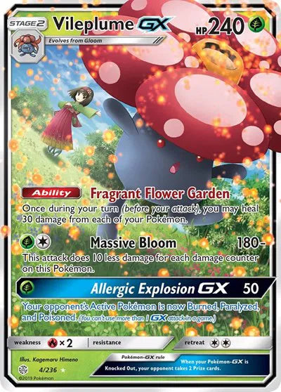 4/236 Vileplume GX - Cosmic Eclipse