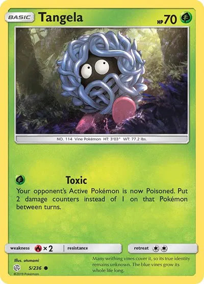 5/236 Tangela Reverse Holo - Cosmic Eclipse