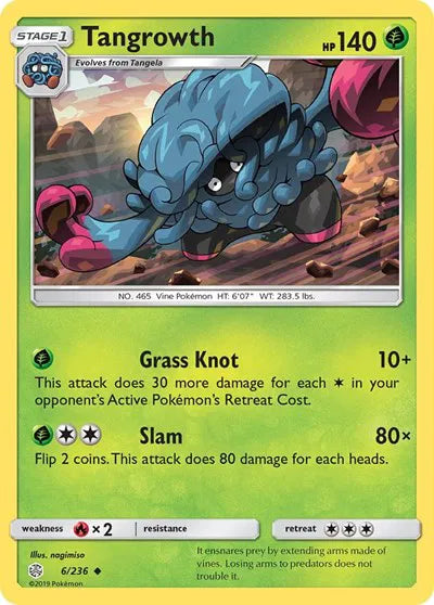 6/236 Tangrowth Reverse Holo - Cosmic Eclipse