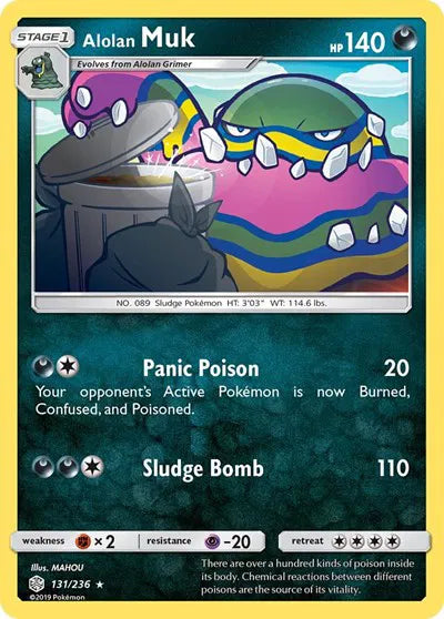 131/236 Alolan Muk Reverse Holo