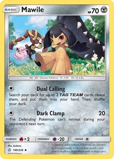 140/236 Mawile Reverse Holo - Cosmic Eclipse