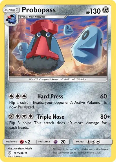 141/236 Probopass Reverse Holo - Cosmic Eclipse