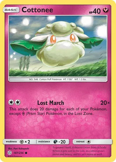147/236 Cottonee Reverse Holo - Cosmic Eclipse