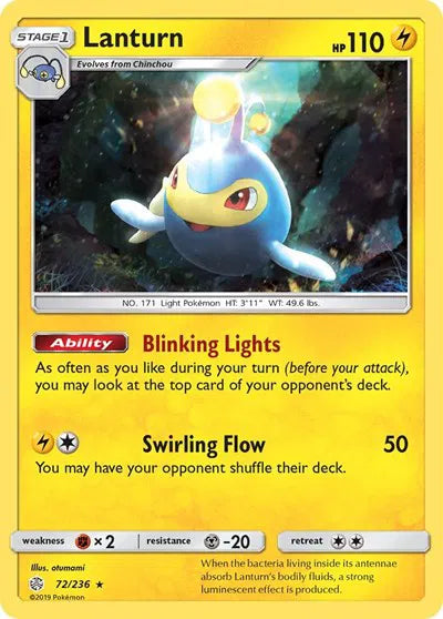 72/236 Lanturn Reverse Holo - Cosmic Eclipse