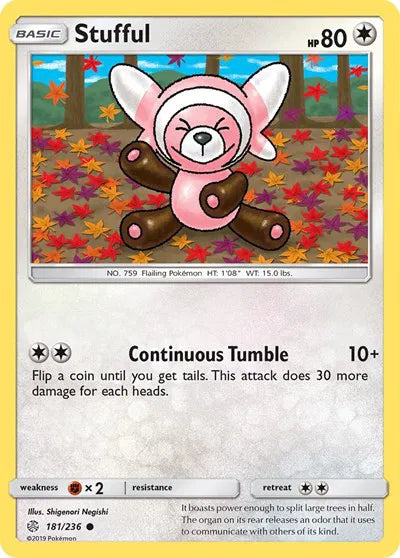 181/236 Stufful Reverse Holo - Cosmic Eclipse