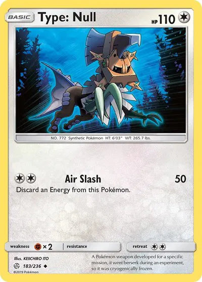 183/236 Type: Null Reverse Holo - Cosmic Eclipse