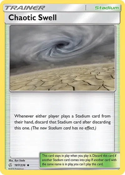 187/236 Chaotic Swell Reverse Holo - Cosmic Eclipse