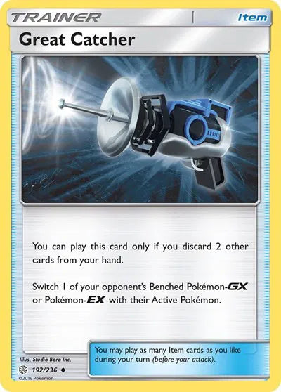 192/236 Great Catcher Reverse Holo - Cosmic Eclipse