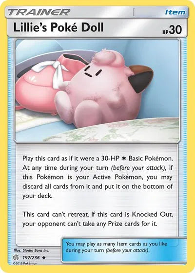197/236 Lillie's Poké Doll Reverse Holo - Cosmic Eclipse