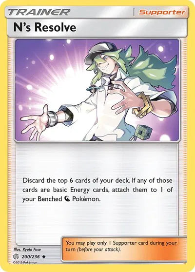 200/236 N's Resolve Reverse Holo - Cosmic Eclipse