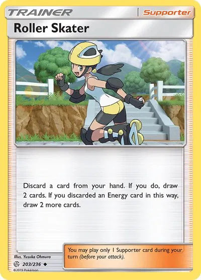 203/236 Roller Skater Reverse Holo - Cosmic Eclipse