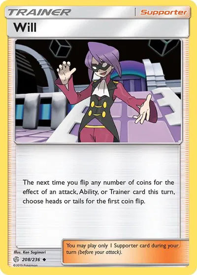 208/236 Will Reverse Holo - Cosmic Eclipse