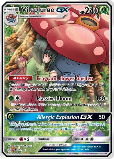 211/236 Vileplume GX - Cosmic Eclipse