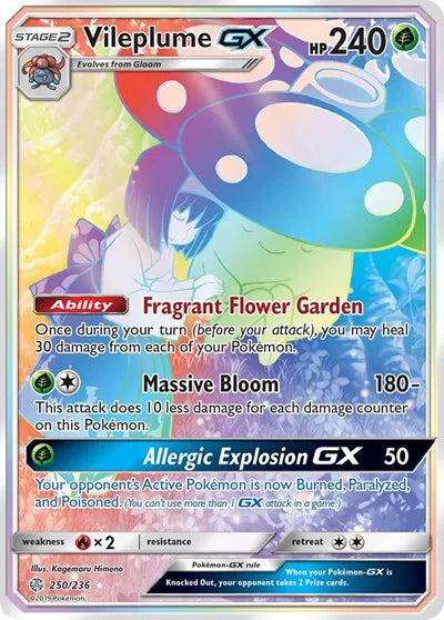 250/236 Vileplume GX - Cosmic Eclipse