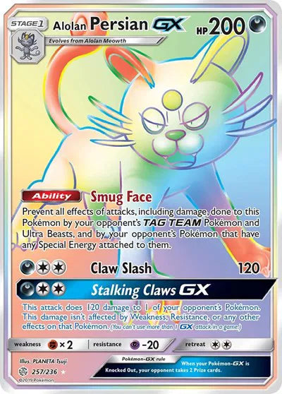 257/236 Alolan Persian GX - Cosmic Eclipse
