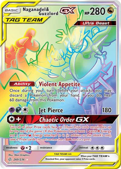 260/236 Naganadel & Guzzlord GX - Cosmic Eclipse