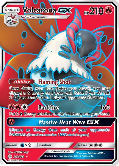 213/236 Volcarona GX - Cosmic Eclipse