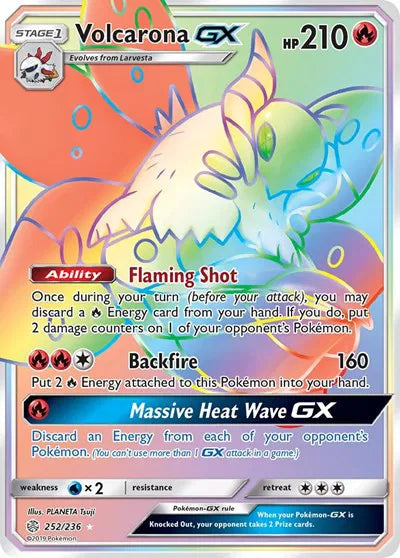 252/236 Volcarona GX - Cosmic Eclipse