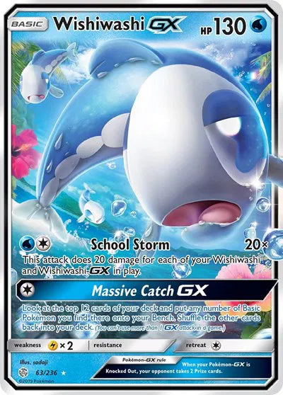 63/236 Wishiwashi GX - Cosmic Eclipse