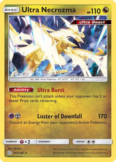 164/236 Ultra Necrozma Holofoil - Cosmic Eclipse