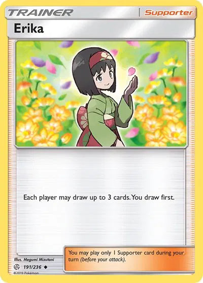 191/236 Erika Reverse Holo - Cosmic Eclipse