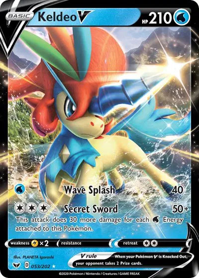 053/202 Keldeo V - Sword & Shield