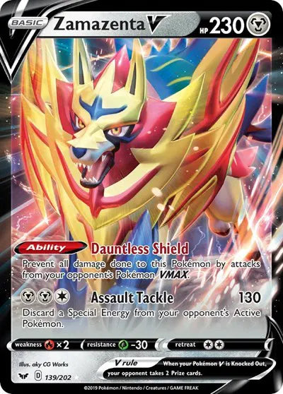 139/202 Zamazenta V - Sword & Shield
