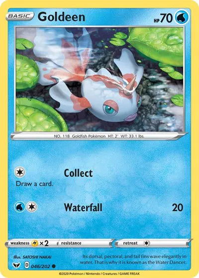 046/202 Goldeen Reverse Holo - Sword & Shield