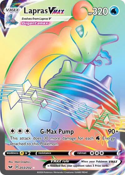 203/202 Lapras VMAX - Sword & Shield