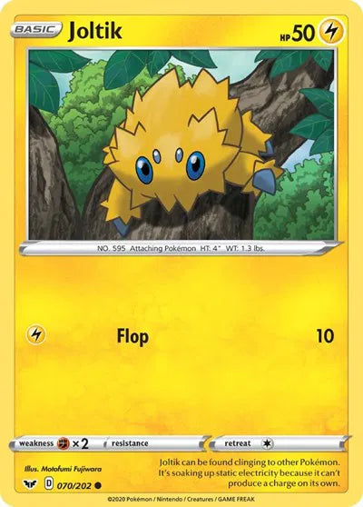 070/202 Joltik Reverse Holo - Sword & Shield