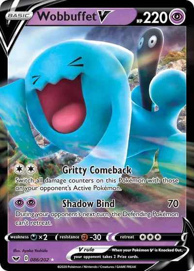 086/202 Wobbuffet V - Sword & Shield