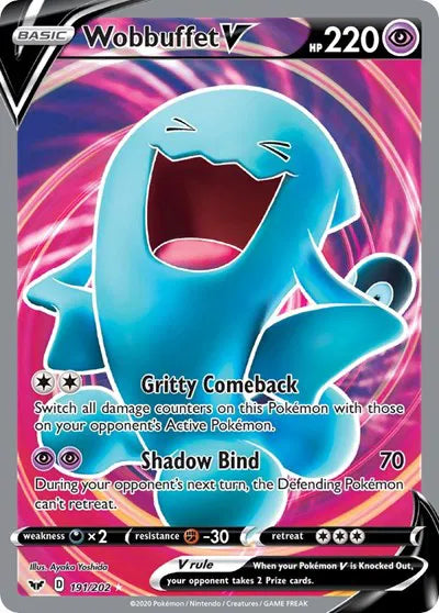 191/202 Wobbuffet V - Sword & Shield Base Set