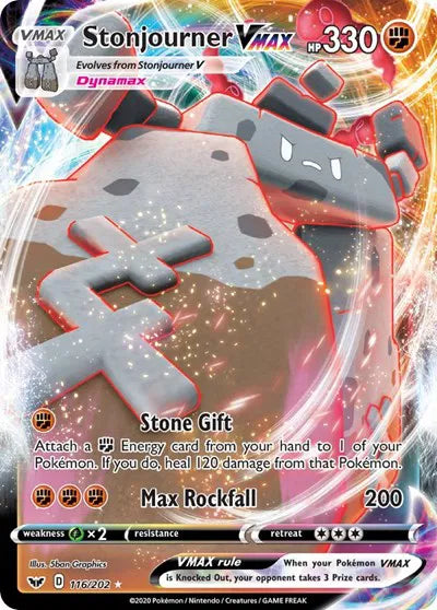 116/202 Stonjourner VMAX - Sword & Shield