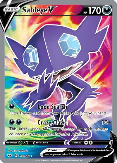 194/202 Sableye V - Sword & Shield